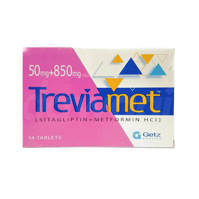 TREVIAMET TAB 50MG/850MG