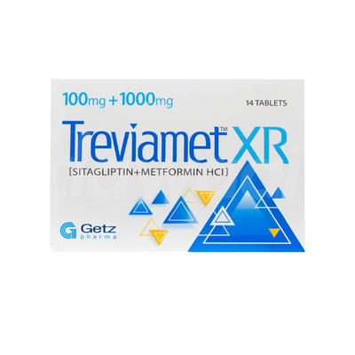 TREVIAMET TAB XR 100/1000MG