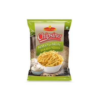 UNITED KING CHIPSINO SLIM MAYO GARLIC 45GM