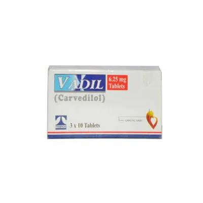 VADIL TAB 6.25MG