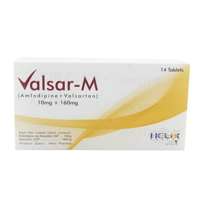 VALSAR TAB M 10/160MG