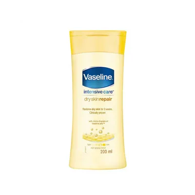 VASELINE LOTION 200ML DRY SKIN REPAIR