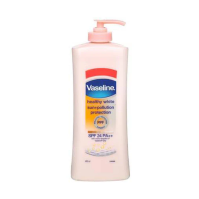 VASELINE LOTION 400ML SPF24 SUN POLLUTION