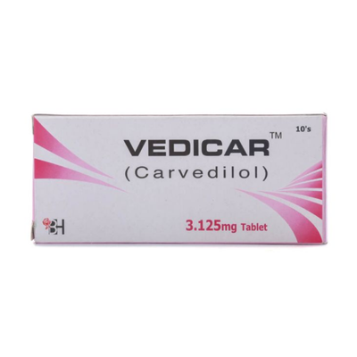 VEDICAR TAB 3.125MG