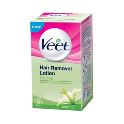 VEET LOTION 80GM DRY SKIN