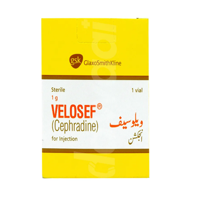 VELOSEF INJ 1GM  IV/IM