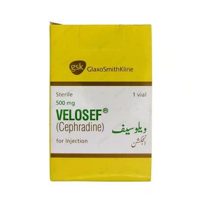 VELOSEF INJ 500MG IV/IM