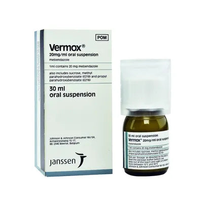 VERMOX SYP 20MG 30ML