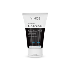 VINCE FACE WASH ACTIVATED CHARCOAL SCRUB 120ML WOMEN