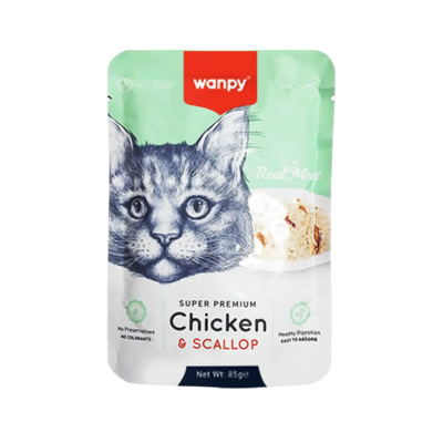 WANPY CAT FOOD 6PCS CHICKEN