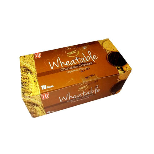 WHEATABLE BISCUITS CHOCOLATE COVERED 16PCS