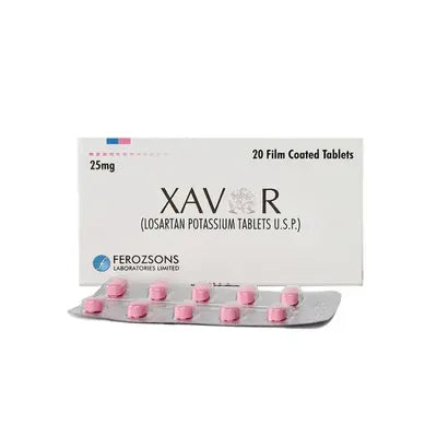 XAVOR TAB DIU FORTE 100 25MG