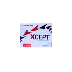 XCEPT TAB 2.5MG