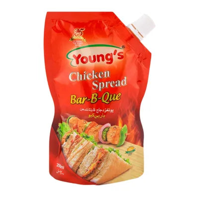 YOUNGS CHICKEN SPREAD 200ML BAR B QUE
