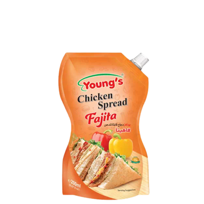 YOUNGS CHICKEN SPREAD 200ML FAJITA