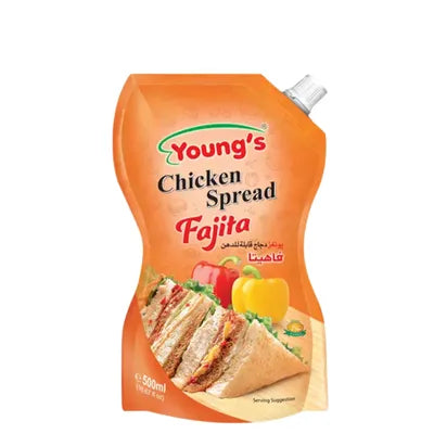 YOUNGS CHICKEN SPREAD 500ML FAJITA
