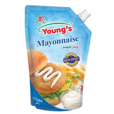 YOUNGS MAYONNAISE 1LITER REGULAR