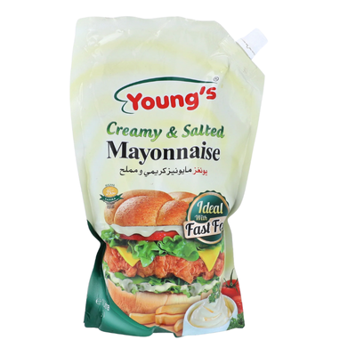 YOUNGS MAYONNAISE 1LITRE CREAMY&SALTED