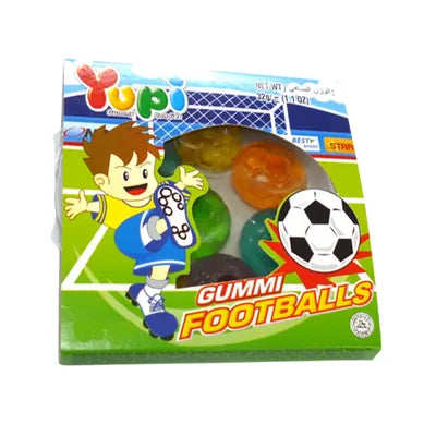 YUPI GUMMI FOOTBALLS 14G