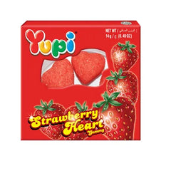 YUPI GUMMI STRAWBERRY HEART 14G