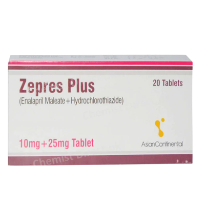 ZEPRES TAB PLUS 10MG/25MG