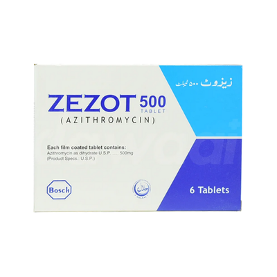ZEZOT TAB 500MG