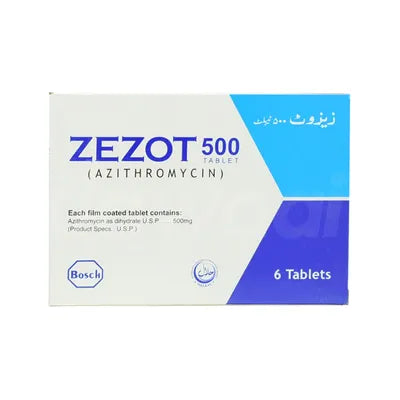 ZEZOT TAB 500MG