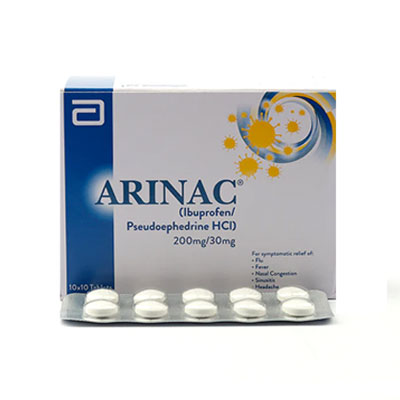 ARINAC TAB 200 /30MG