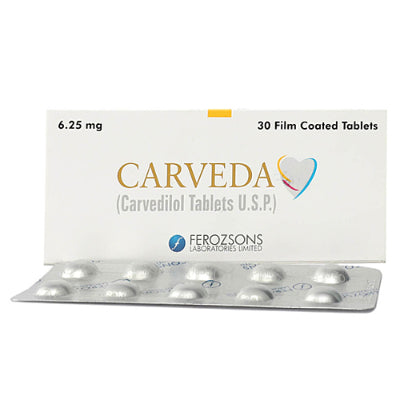 CARVEDA TAB 6.25MG