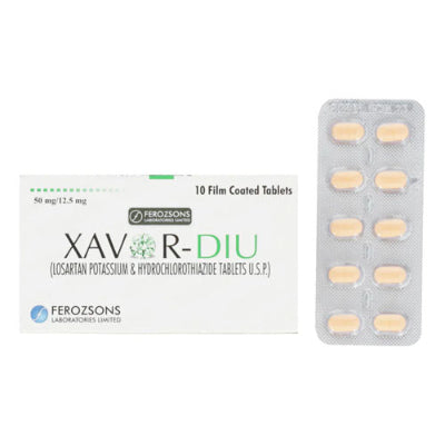 XAVOR TAB DIU 50MG/12.5MG