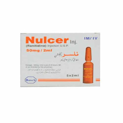 NULCER INJ 50MG 1M