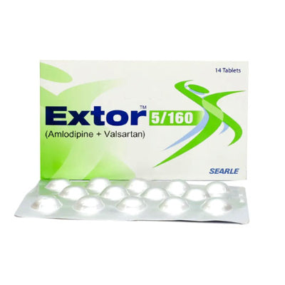 EXTOR TAB 5/160MG