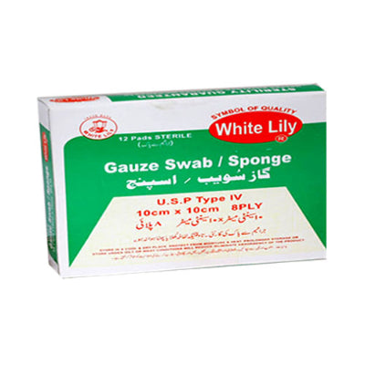 GAUZE PADS STERILE WHITE LILLY