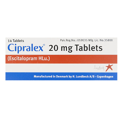 CIPRALEX TAB 20MG *****