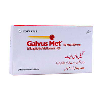 GALVUS TAB MET 50/1000MG ***