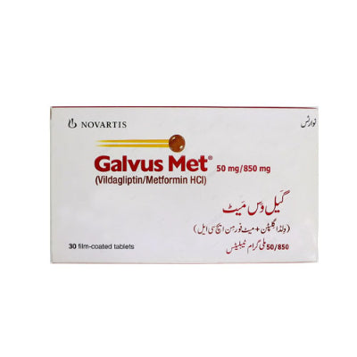 GALVUS TAB MET 50/850MG ***