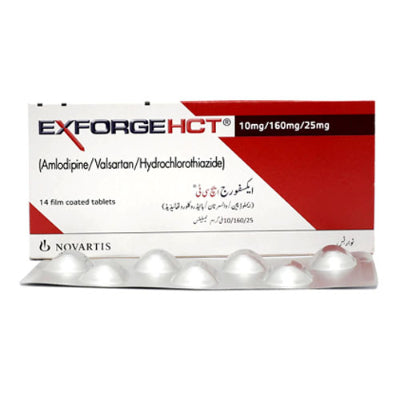 EXFORGE TAB HCT 10/160/25MG ***