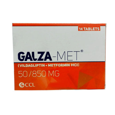 GALZA TAB MET 50/850MG