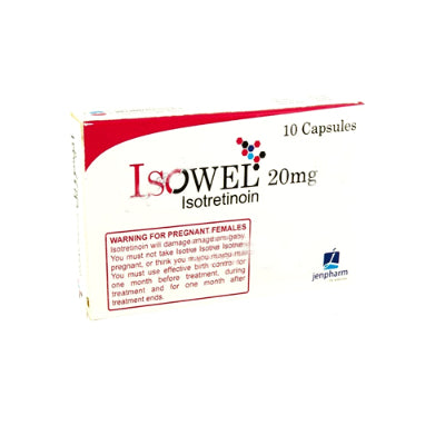 ISOWEL CAP 20MG