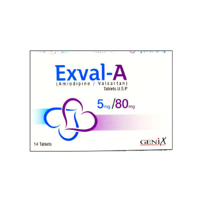 EXVAL TAB A 5/80MG