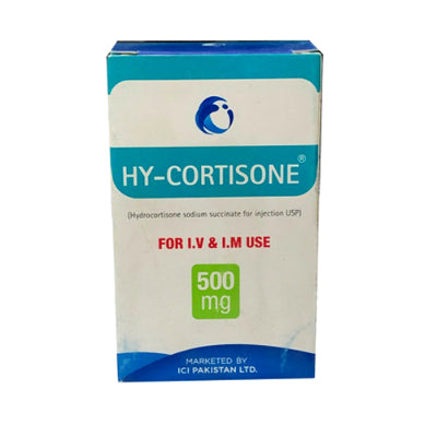 HYCORTISONE INJ 500MG IV/IM******(RX)