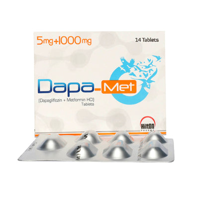 dapa tab met 5mg 1000mg