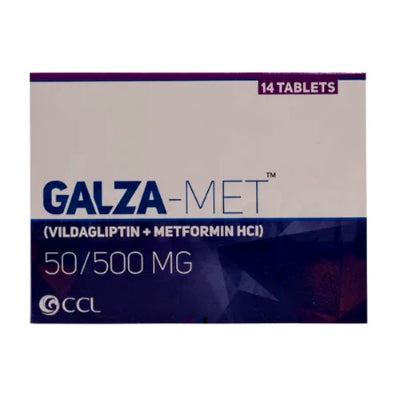 GALZA TAB MET 50/500MG