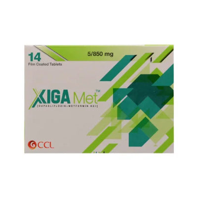 XIGA TAB MET 5/850MG