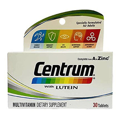 CENTRUM WITH LUTEIN TAB 30S