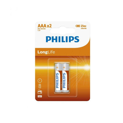 PHILIPS CELL AAA 2PCS LONGLIFE