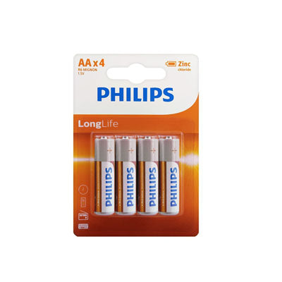 PHILIPS CELL AA 4PCS LONGLIFE