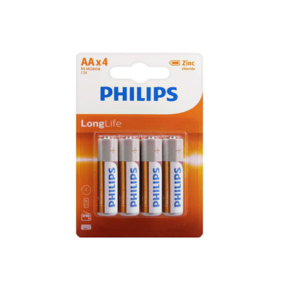 PHILIPS CELL AAA 4PCS SHRINK LONG LIFE