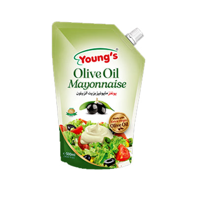 YOUNGS MAYONNAISE 500ML OLIVE OIL
