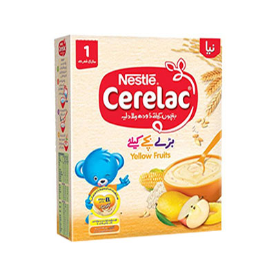 CERELAC MULTI GRAIN YELLOW FRUITS 175GM SOFT PACK